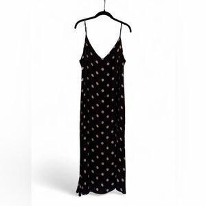 Reformation Crimini Polka Dot Slip Dress Adjustable Straps, Size 12